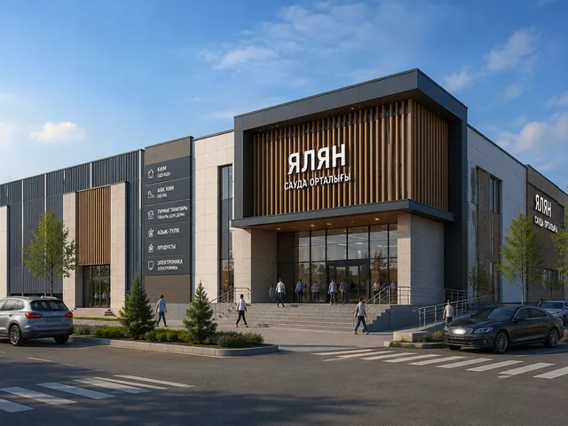 Строительство склада на базаре Ялян